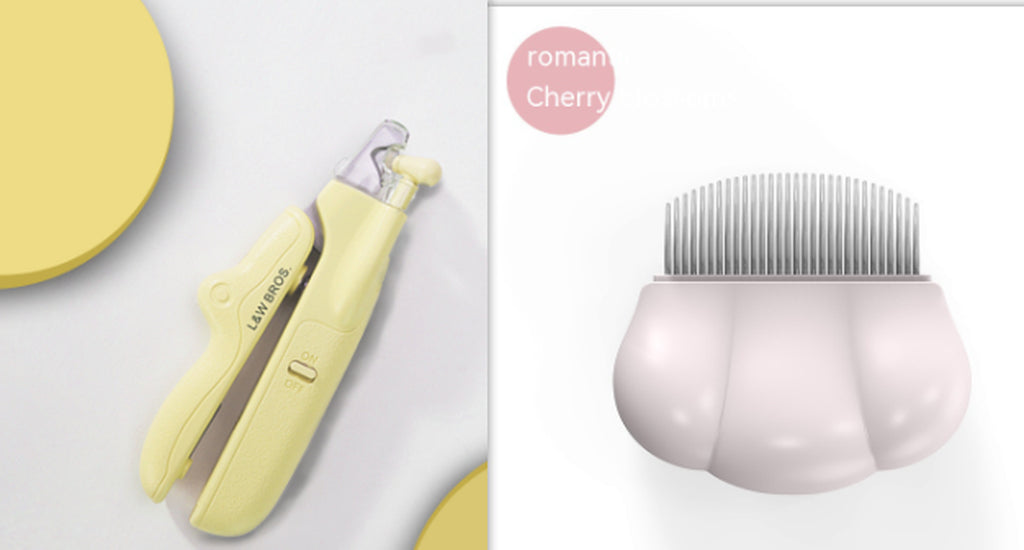 Pet Nail Clippers with LED Light Dogs Cat Nail Scissors Professional Trimmer Tool Care Grooming Supplies