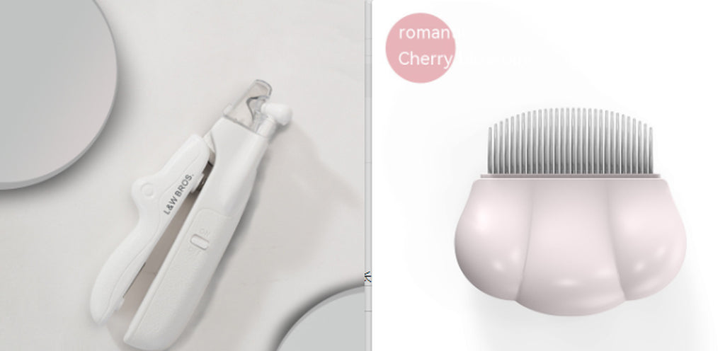 Pet Nail Clippers with LED Light Dogs Cat Nail Scissors Professional Trimmer Tool Care Grooming Supplies