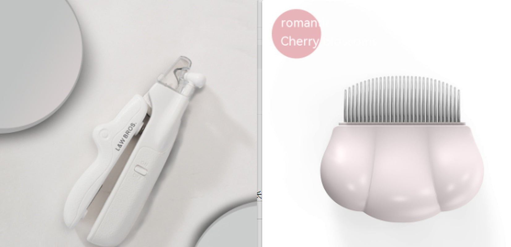 Pet Nail Clippers with LED Light Dogs Cat Nail Scissors Professional Trimmer Tool Care Grooming Supplies