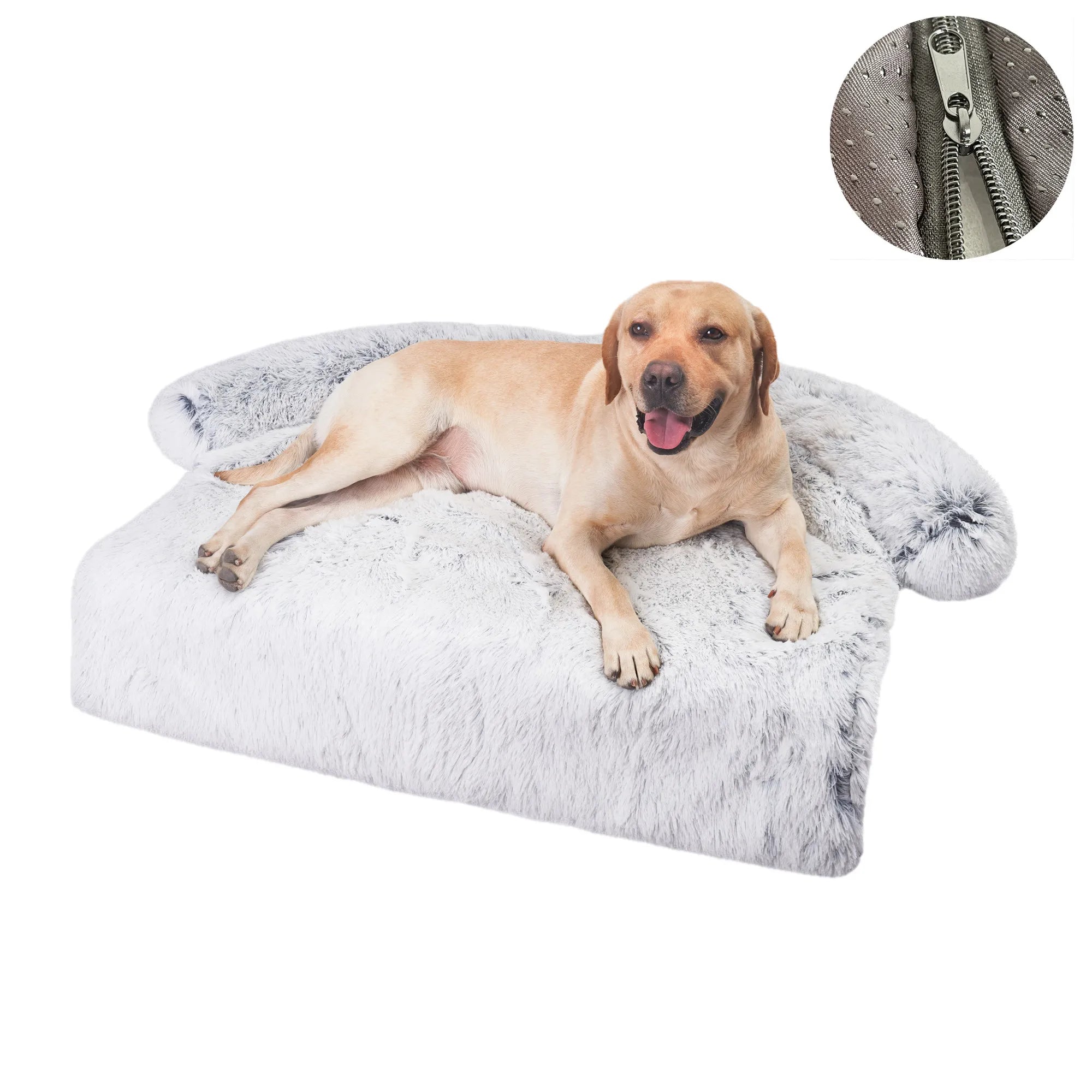 Washable Pet Sofa Blanket, Calming Bed for Large Dogs, Warm Cat Bed Mat, Couches Car Floor, Furniture Protector, Winter