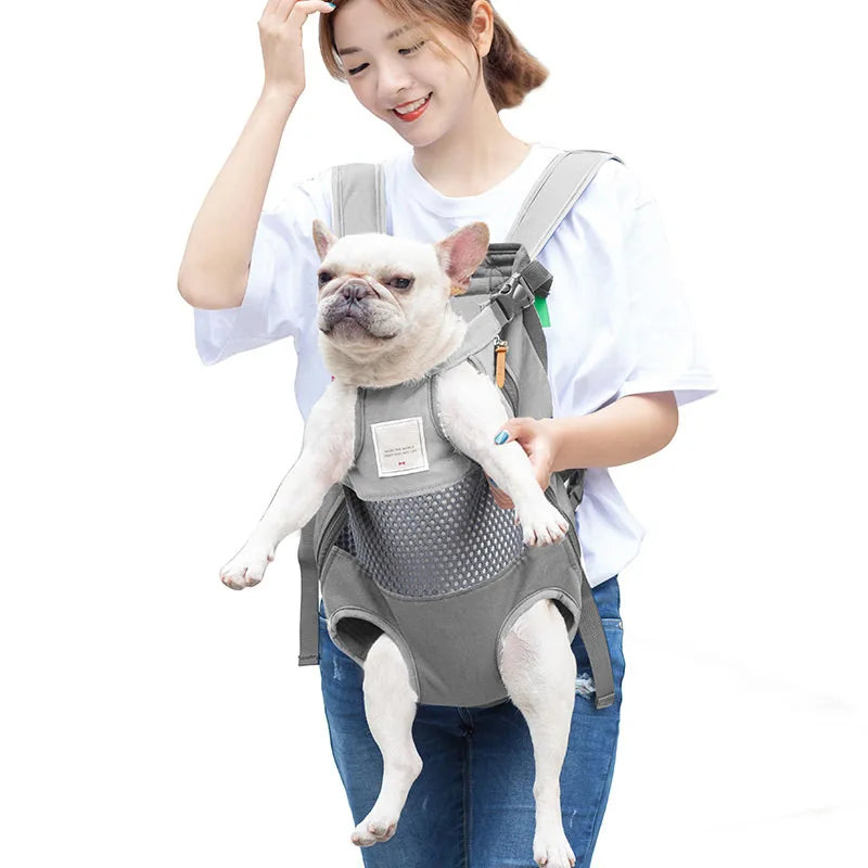 Pet Backpack Carrier for Cat Dogs Front Travel Dog Bag Carrying for Animals Small Medium Dogs Bulldog Puppy Mochila Para Perro