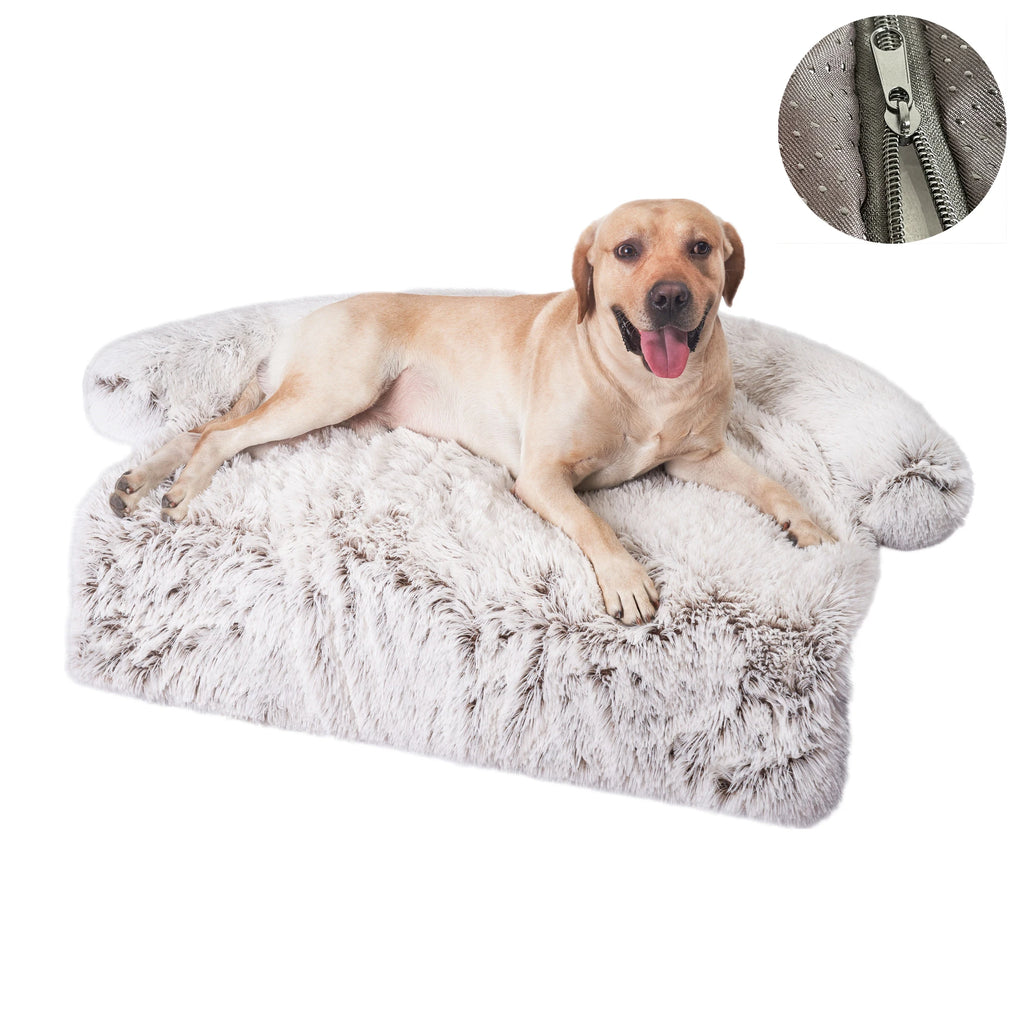 Washable Pet Sofa Blanket, Calming Bed for Large Dogs, Warm Cat Bed Mat, Couches Car Floor, Furniture Protector, Winter