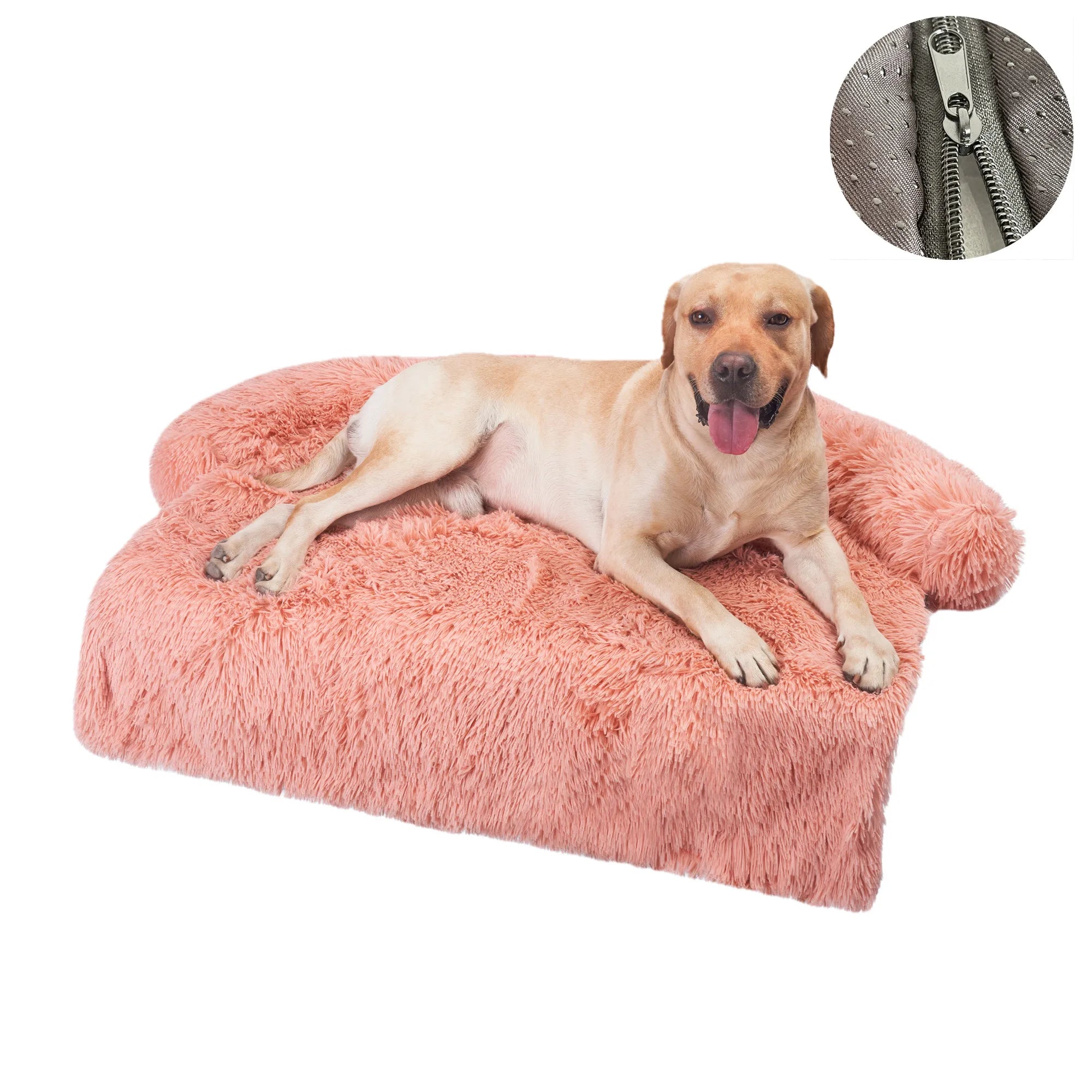 Washable Pet Sofa Blanket, Calming Bed for Large Dogs, Warm Cat Bed Mat, Couches Car Floor, Furniture Protector, Winter