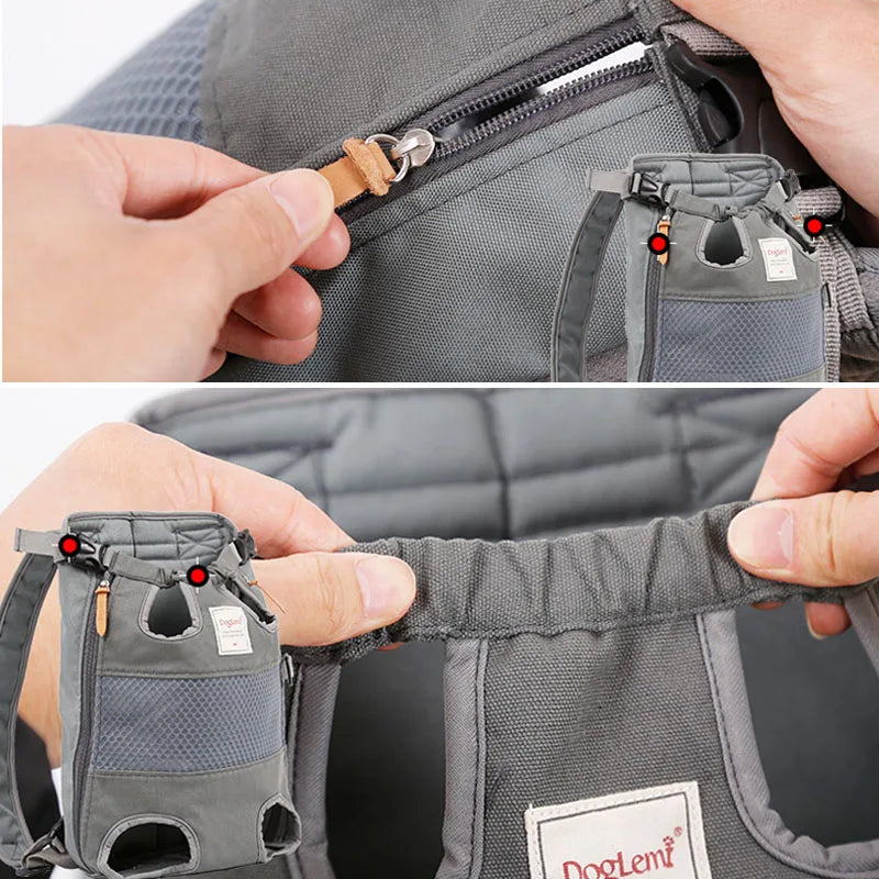 Pet Backpack Carrier for Cat Dogs Front Travel Dog Bag Carrying for Animals Small Medium Dogs Bulldog Puppy Mochila Para Perro