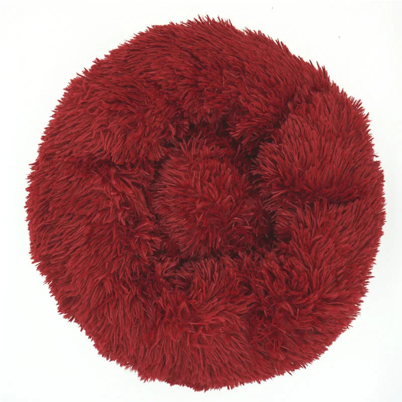 Pet Dog Bed for Dog Large Big Small for Cat House round Plush Mat Sofa Dropshipping Products Pet Calming Bed Dog Donut Bed