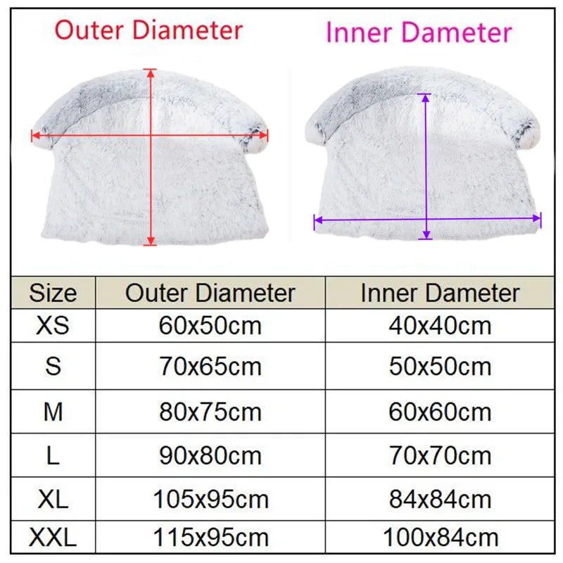 Washable Pet Sofa Blanket, Calming Bed for Large Dogs, Warm Cat Bed Mat, Couches Car Floor, Furniture Protector, Winter